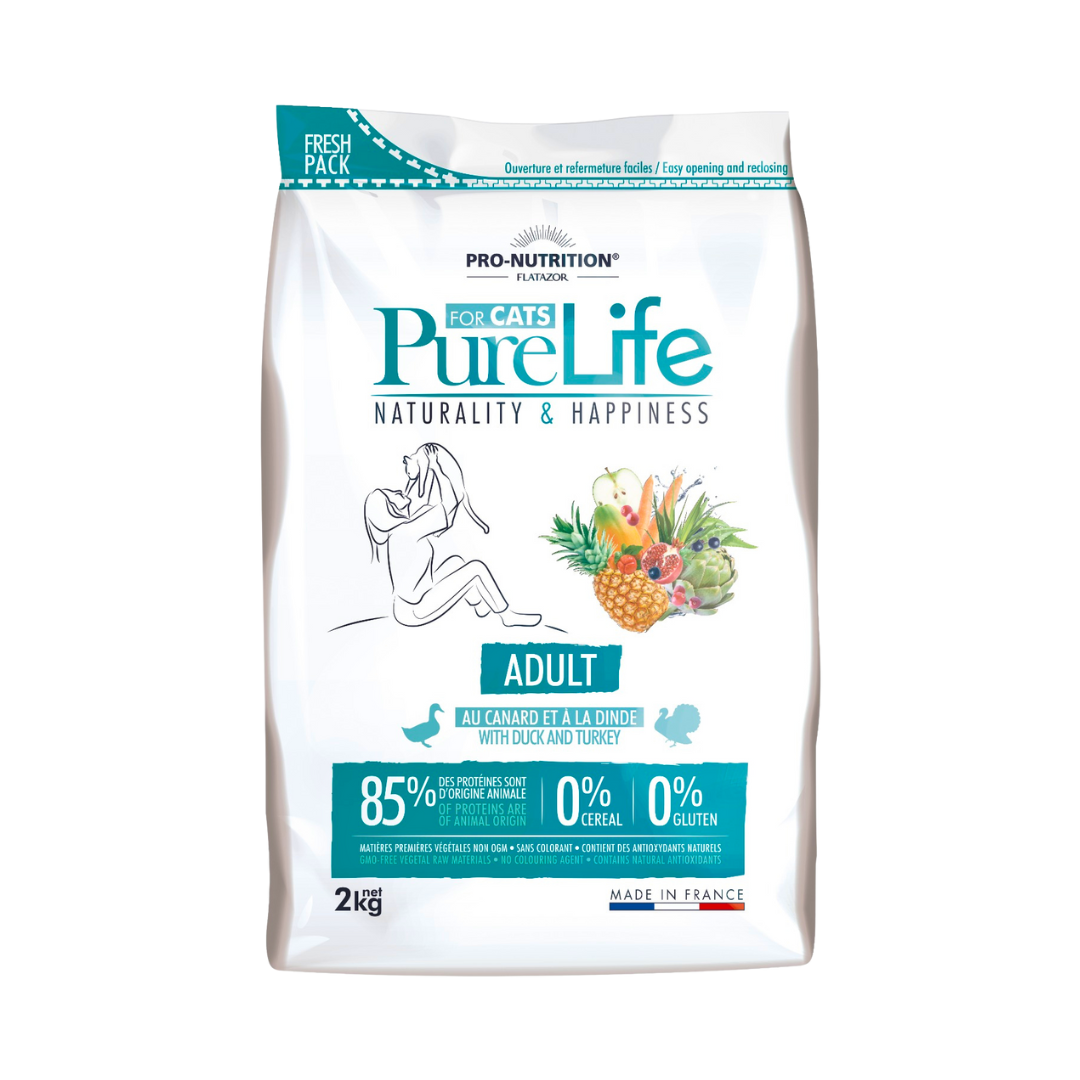 COMIDA PARA GATOS ADULTOS PURE LIFE ADULT 2KG