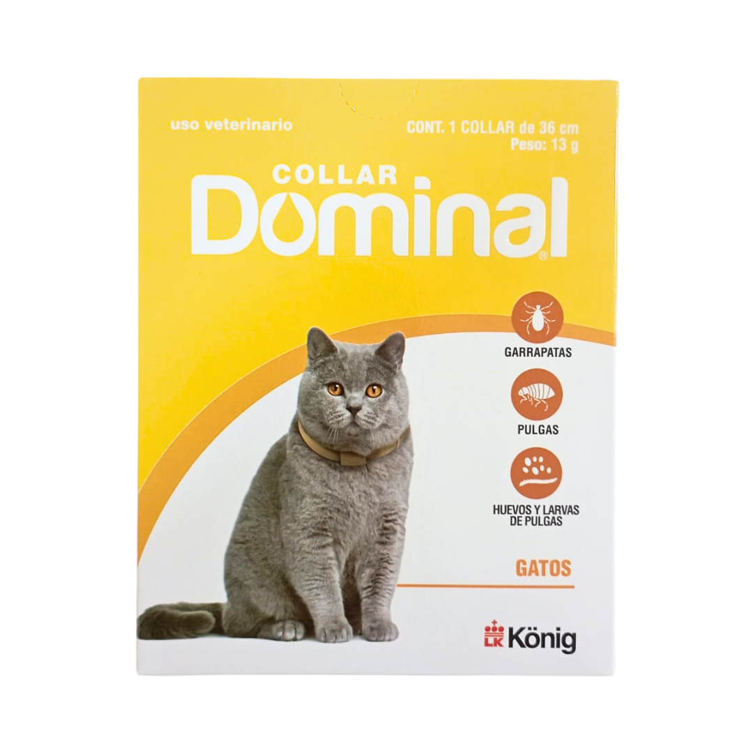ANTIPARASITARIO EXTERNO COLLAR DOMINAL GATOS 13G