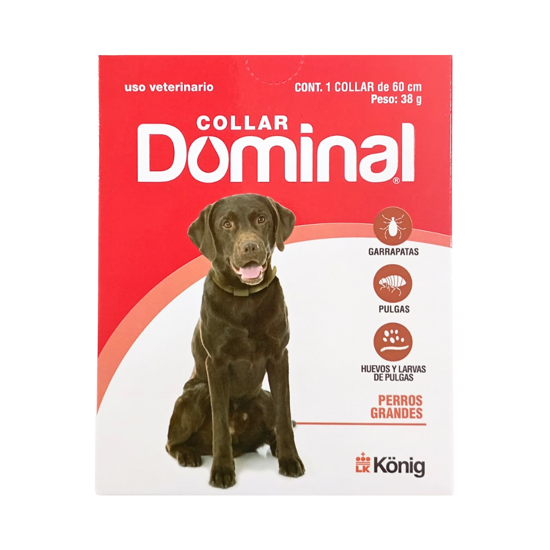 ANTIPARASITARIO EXTERNO COLLAR DOMINAL PERROS GRANDES 38G