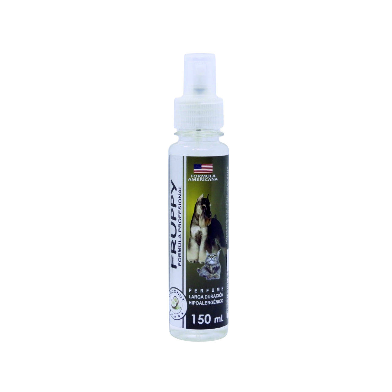 FRUPPY PERFUME COCONUT HIPOALERGENICO PARA PERROS Y GATOS 150 ML