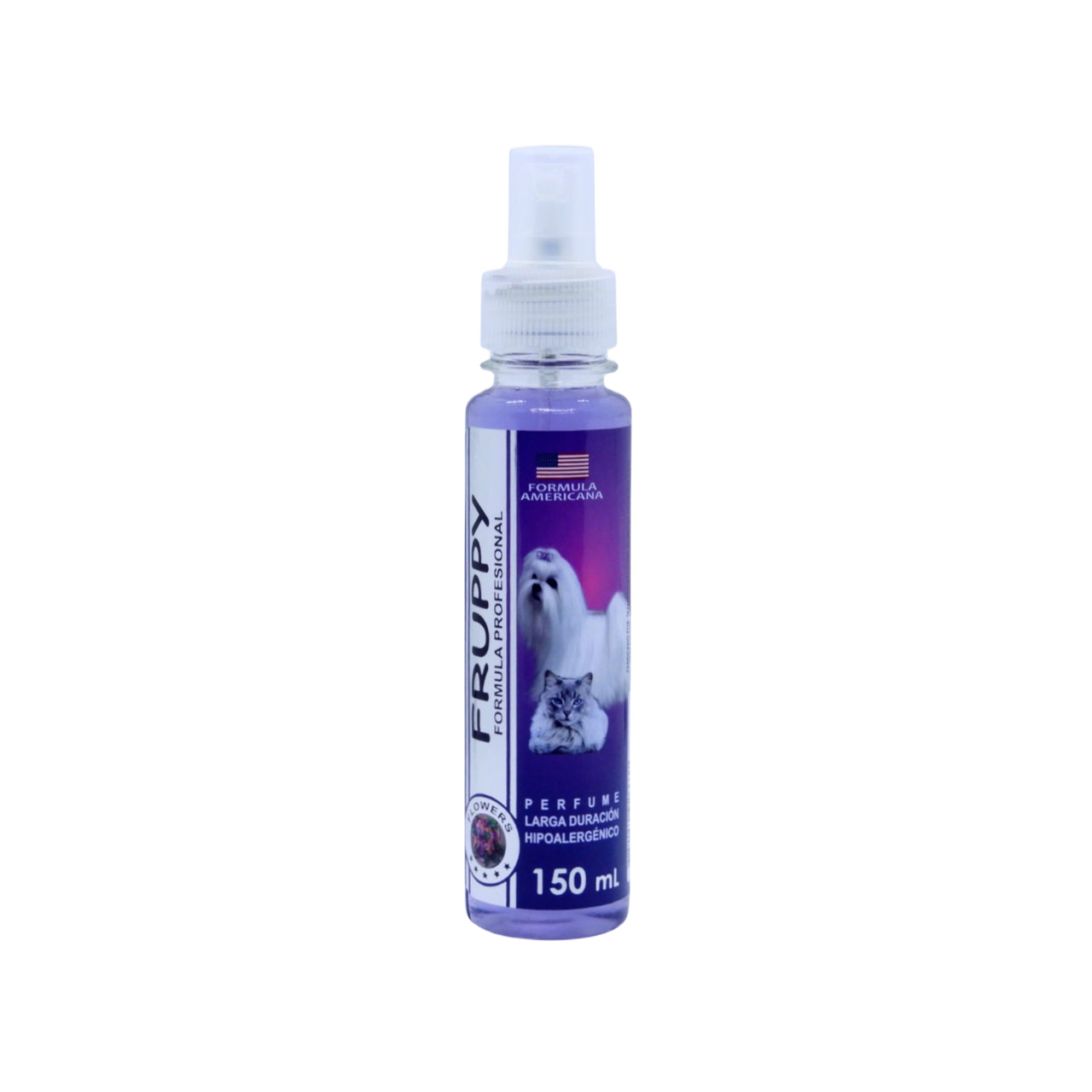 FRUPPY PERFUME FLOWERS HIPOALERGENICO PARA PERROS Y GATOS 150 ML