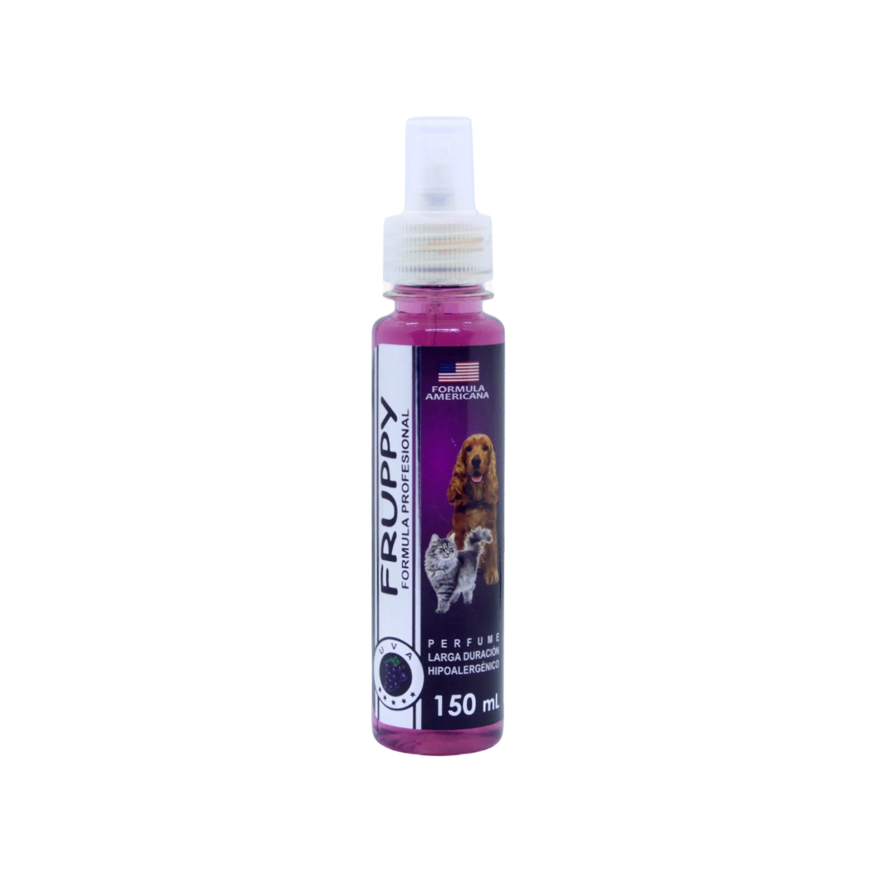FRUPPY PERFUME UVA HIPOALERGENICO PARA PERROS Y GATOS 150 ML