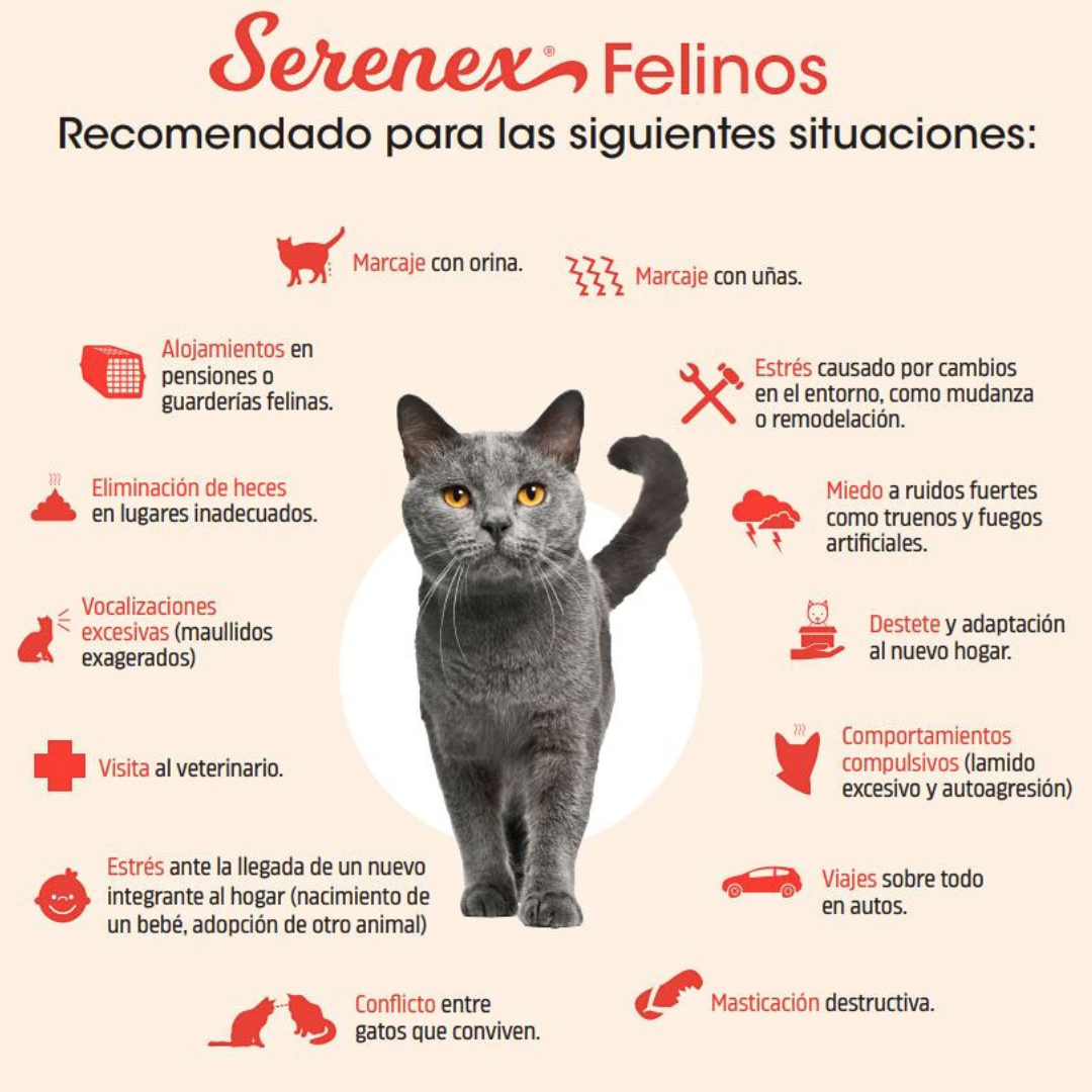 SERENEX SPRAY FELINOS PARA GATOS 25 ML