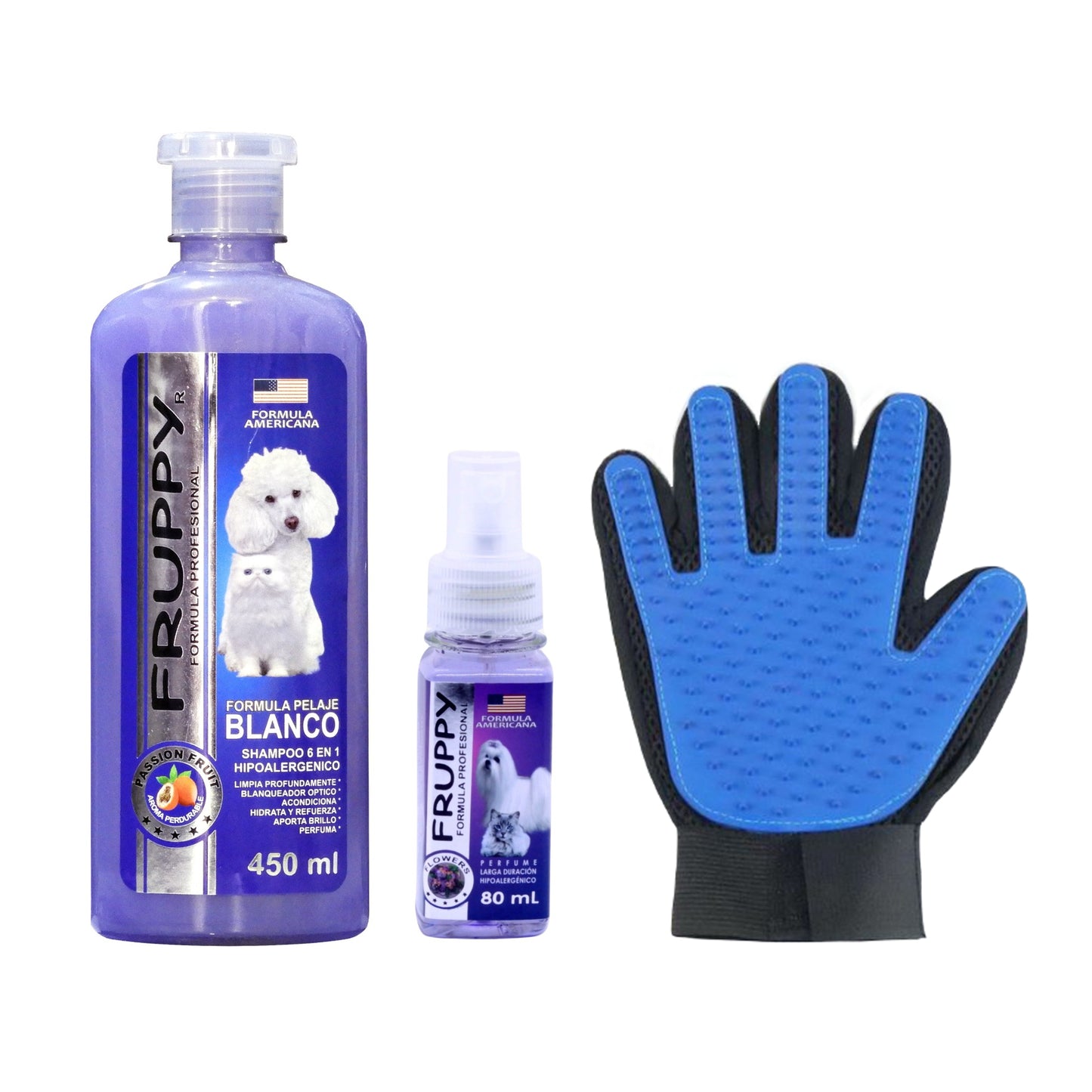KIT CUIDADO ESPECIAL SHAMPOO 450 ML + PERFUME 80 ML + GUANTE