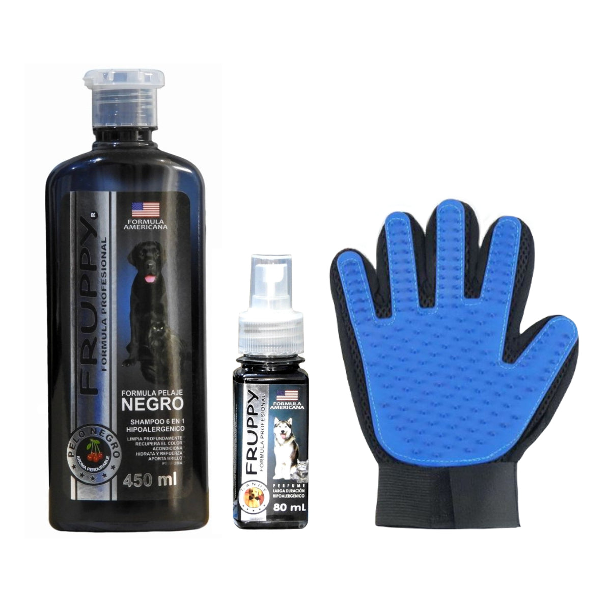 KIT CUIDADO ESPECIAL SHAMPOO 450 ML + PERFUME 80 ML + GUANTE