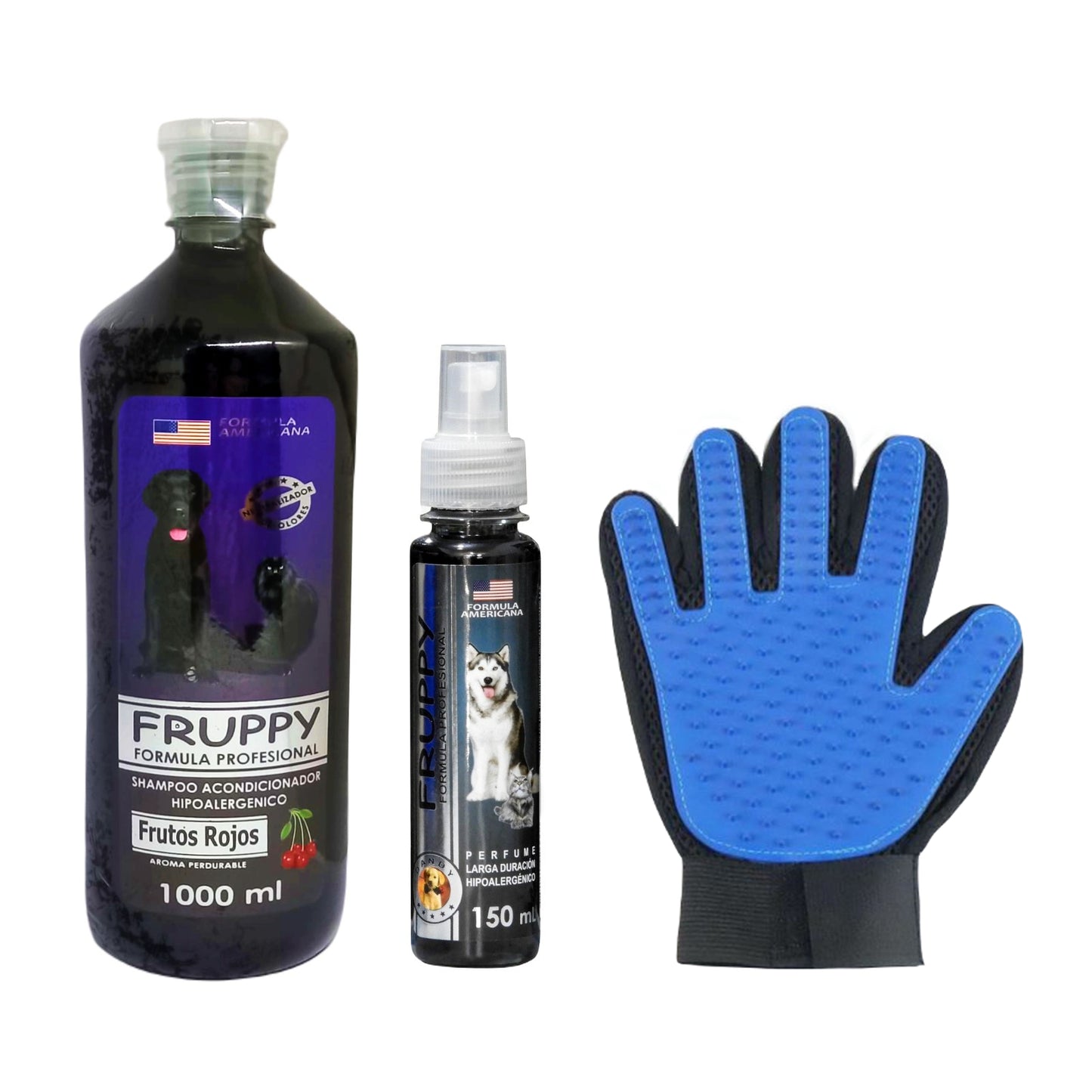 KIT CUIDADO ESPECIAL SHAMPOO 1L + PERFUME 150 ML + GUANTE