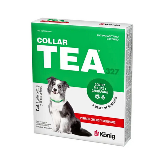 ANTIPARASITARIO EXTERNO COLLAR TEA 327 PERROS CHICOS Y MEDIANOS 28G