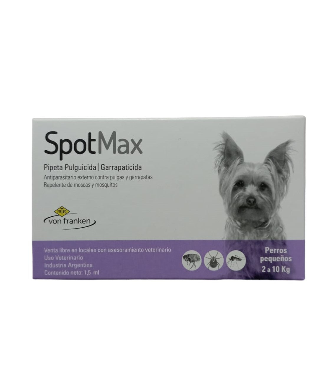 PIPETA SPOT MAX PERROS DE 2 - 10 KG