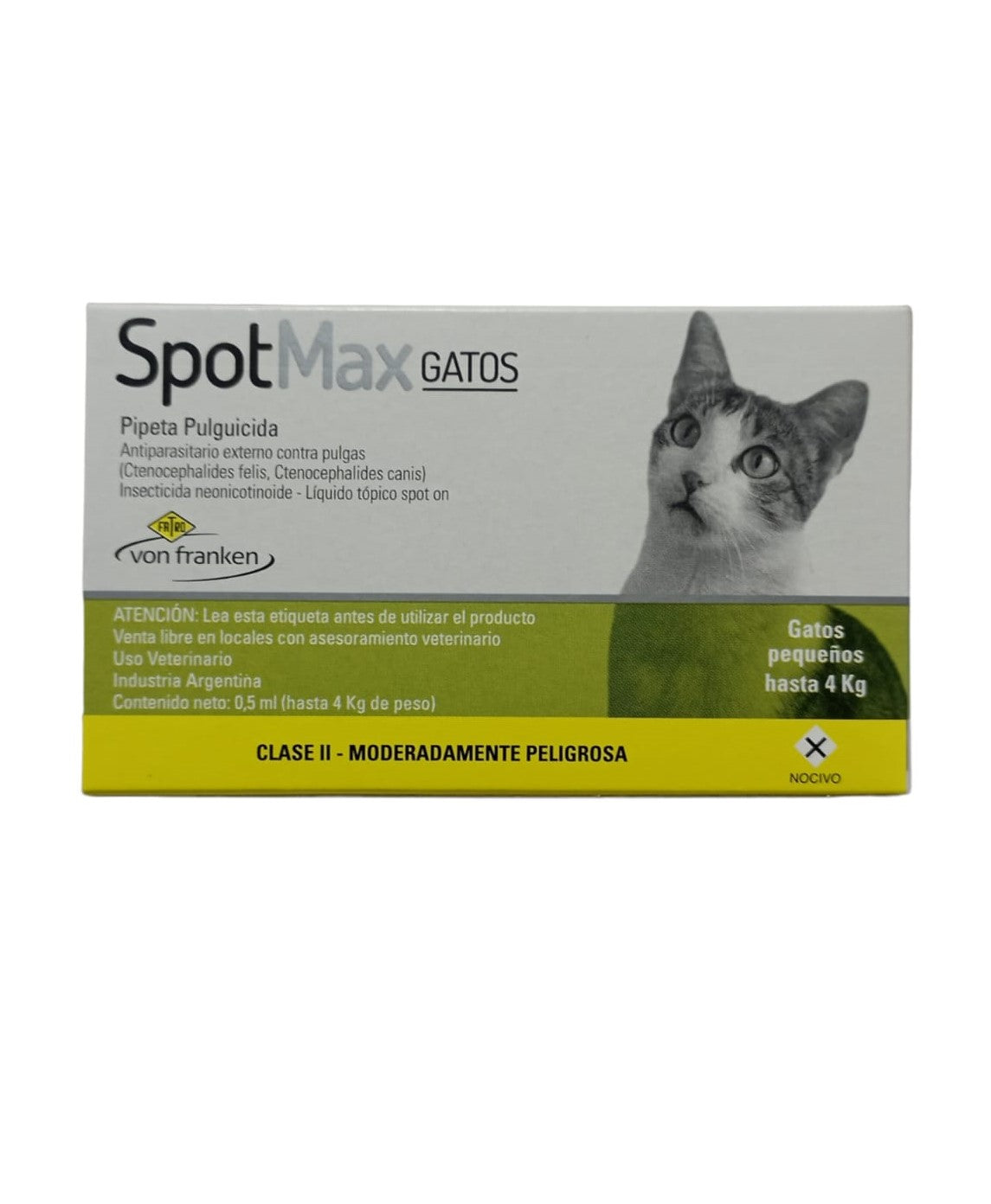 PIPETA SPOT MAX GATOS HASTA 4 KG