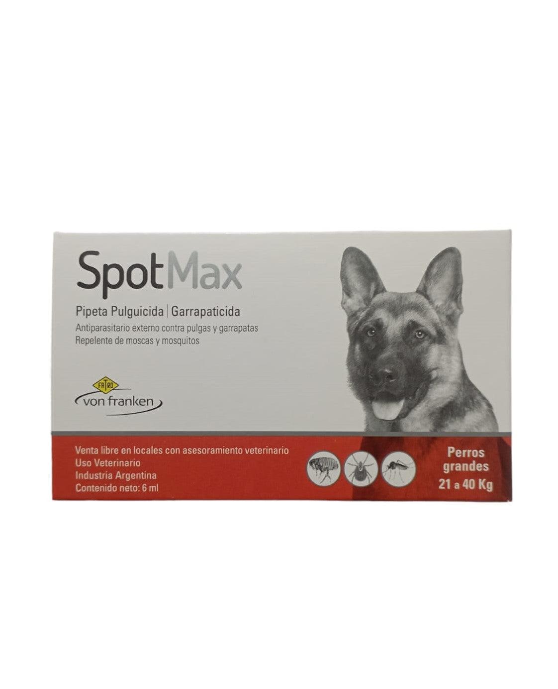 PIPETA SPOT MAX PERROS 21 - 40 KG